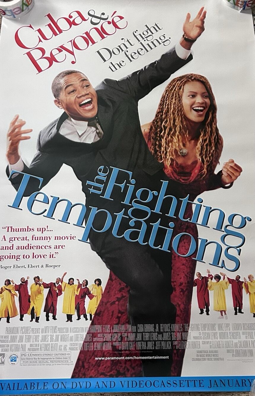 The Fighting Temptations 2003 Original Movie Poster 40x27 Cuba Gooding Jr